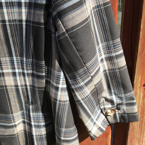 Jacket/Blazer, crop, cotton, Size 12, plaid - Picture 6 of 13